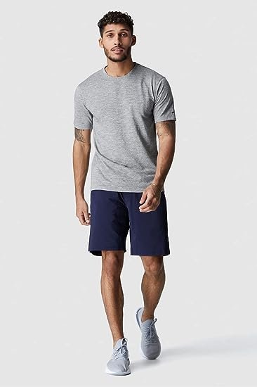 Men's Short Lightweight Athletic Shorts with Zip Pockets