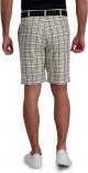 Men's Straight Fit Flat  Waist Patterned Short