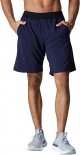Men's Short Lightweight Athletic Shorts with Zip Pockets